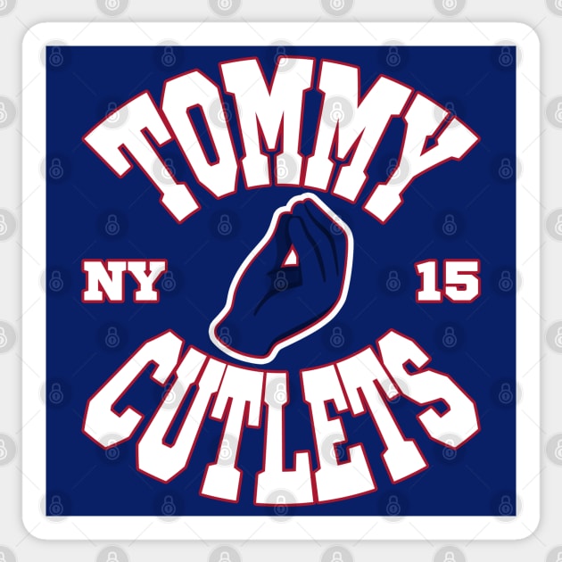 Tommy Cutlets 15 Italian Hand, New York Sticker by Megadorim